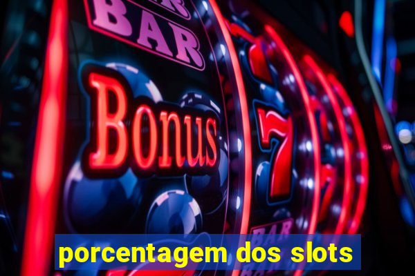 porcentagem dos slots