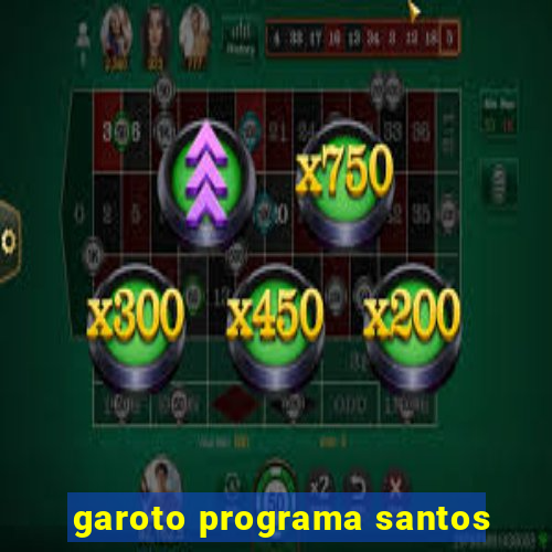 garoto programa santos