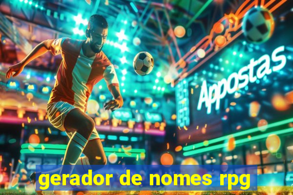 gerador de nomes rpg