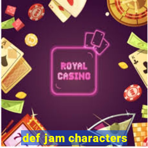 def jam characters