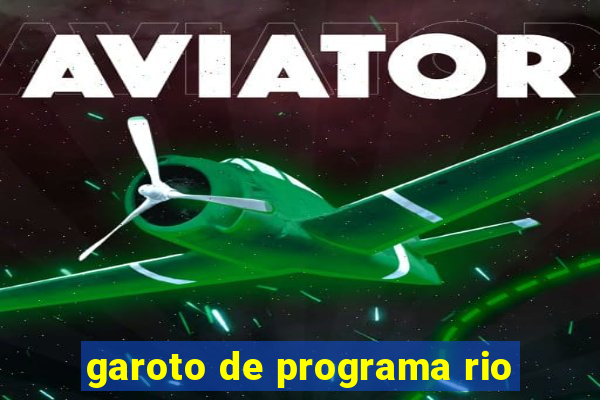 garoto de programa rio